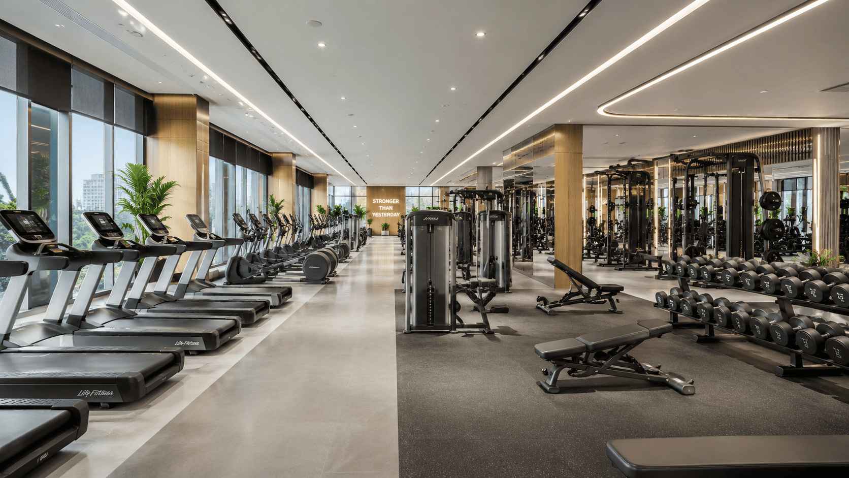 PHÒNG GYM CHUẨN HIỆN ĐẠI